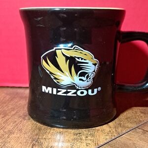 Mizzou Black Mug with Tiger Logo